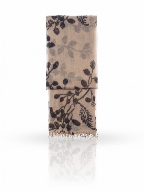 Палантин Женский W-SMALL.LEAF/BEIGE